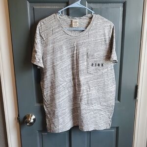 PINK Victoria's Secret Heathered GrayTee